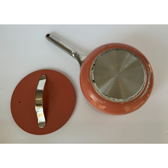 CARAWAY 3qt Sauce Pan Ceramic Nonstick Non-toxic Cookware Pericotta with Lid - Picture 6 of 11